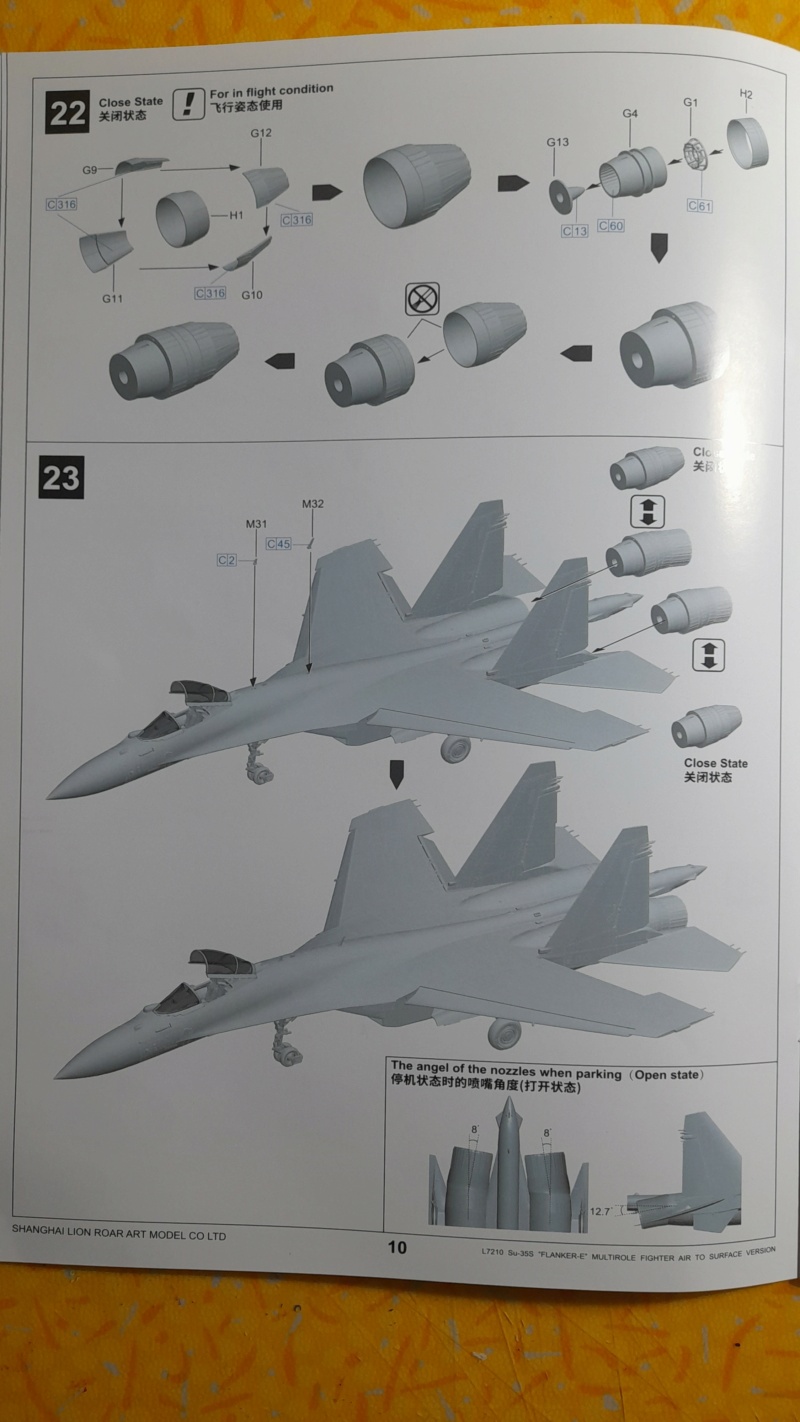 [GWH] SOUKHOÏ Su-35 S FLANKER-E 1/72ème Réf L7210 M_01711