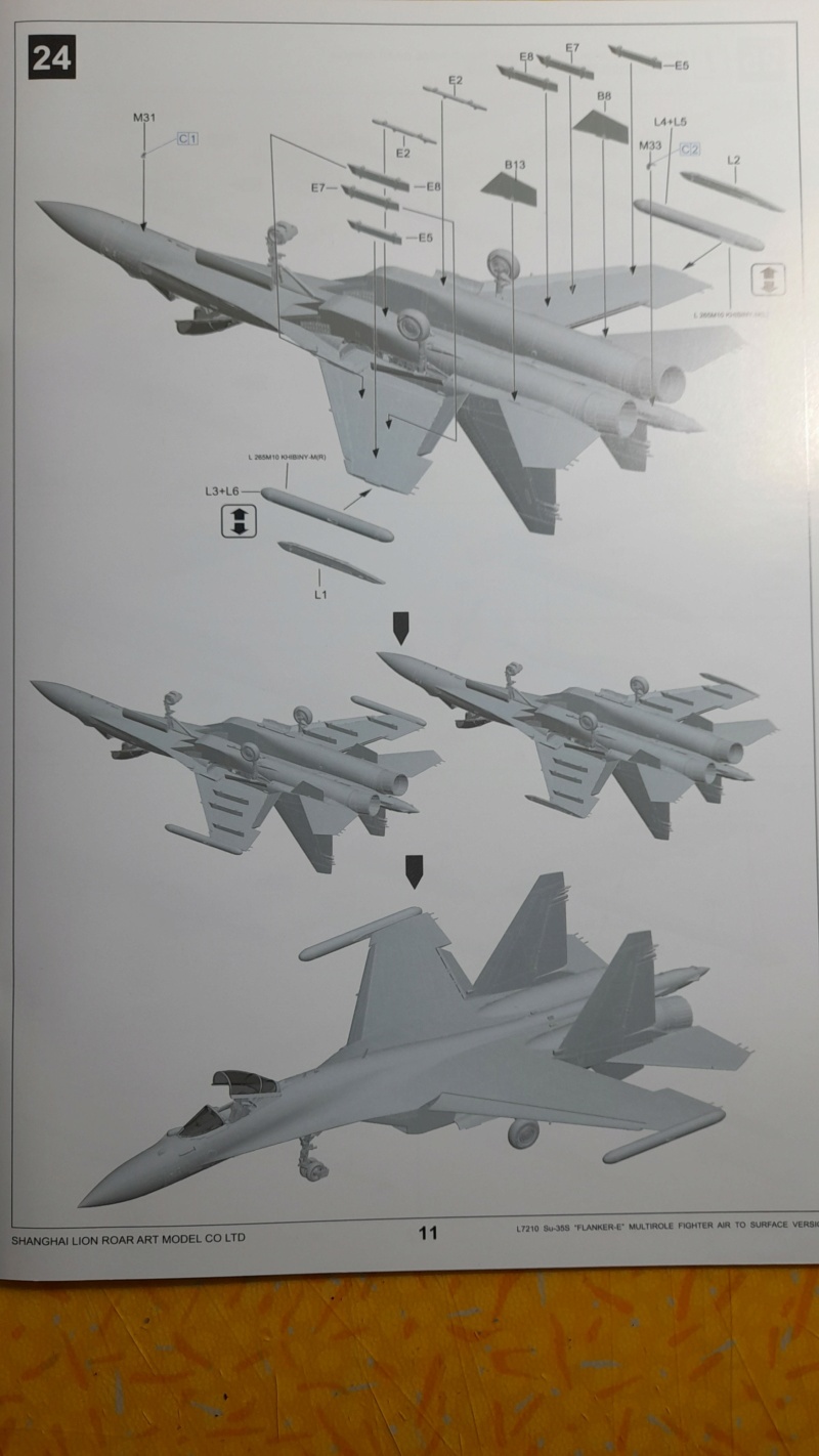 [GWH] SOUKHOÏ Su-35 S FLANKER-E 1/72ème Réf L7210 M_01812