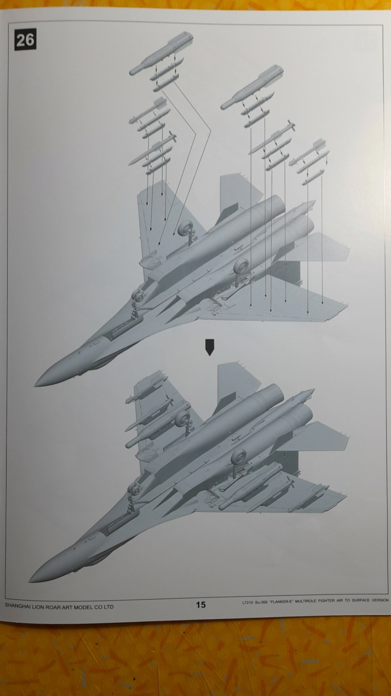 [GWH] SOUKHOÏ Su-35 S FLANKER-E 1/72ème Réf L7210 M_02312