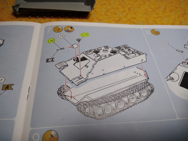 [REVELL] KRUPP AG SdKfz 173 Jagpanzer V JAGPANTHER char chasseur de chasse moyenRéf 03327  Panthe18