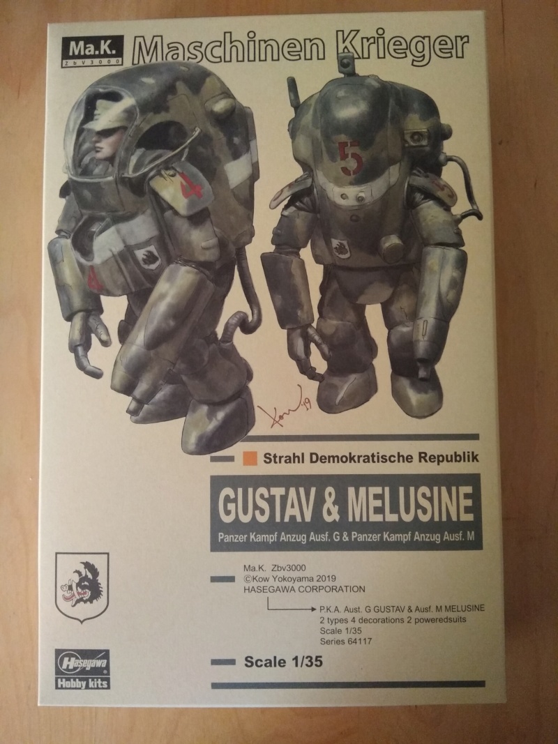 [HASEGAWA] Machine de guerre GUSTAV et MELUSINE 1/35ème Réf 64117 Revu_k28