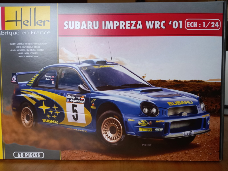 SUBARU IMPREZA WRC'01  1/24ème Réf 80761 -RK Subar364