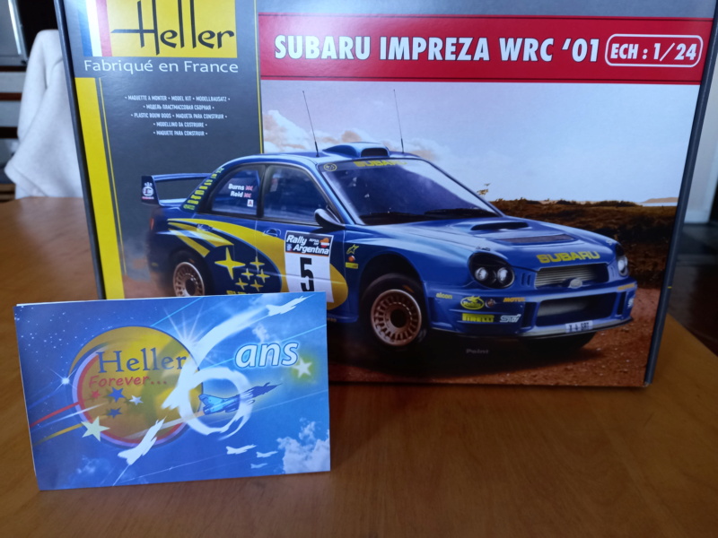 Challenge des 6 ans SUBARU IMPREZA WRC 1/24 Réf 80761 Subar400