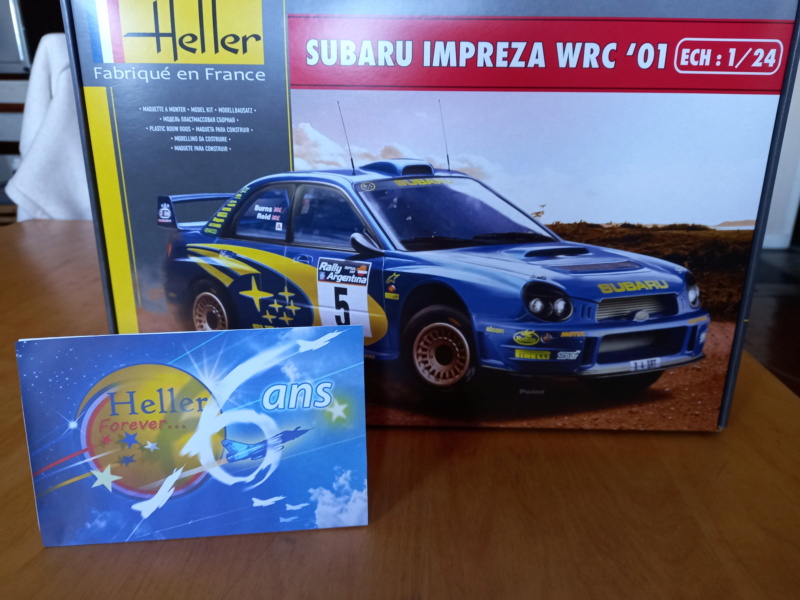 Challenge des 6 ans   SUBARU IMPREZA WRC  1/24 Réf 80761 Subar400