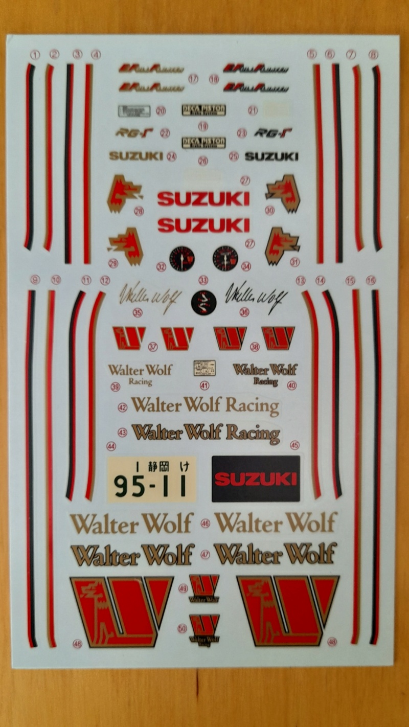 [TAMIYA] SUZUKI RG 250 WALTER WOLF 1/12ème Réf 14053 Suzuki33