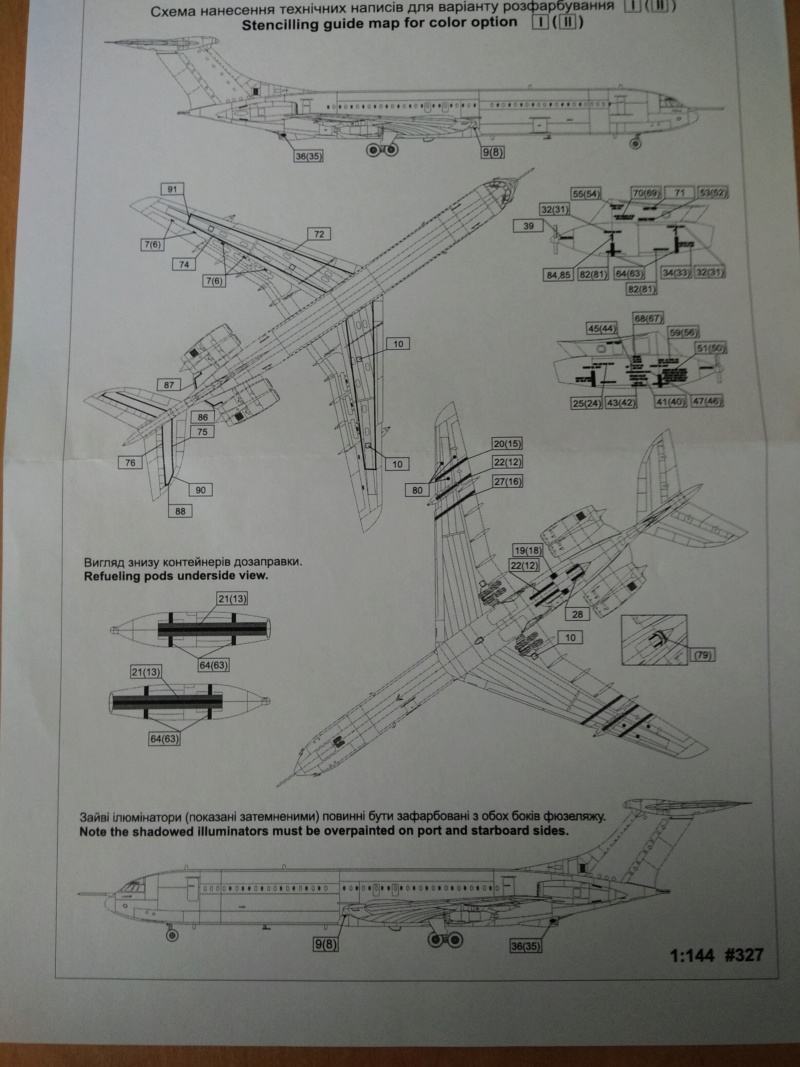 [RODEN] VICKERS SUPER VC10 K3 Type 1164 tankers 1/144ème Réf 327  Vicker16