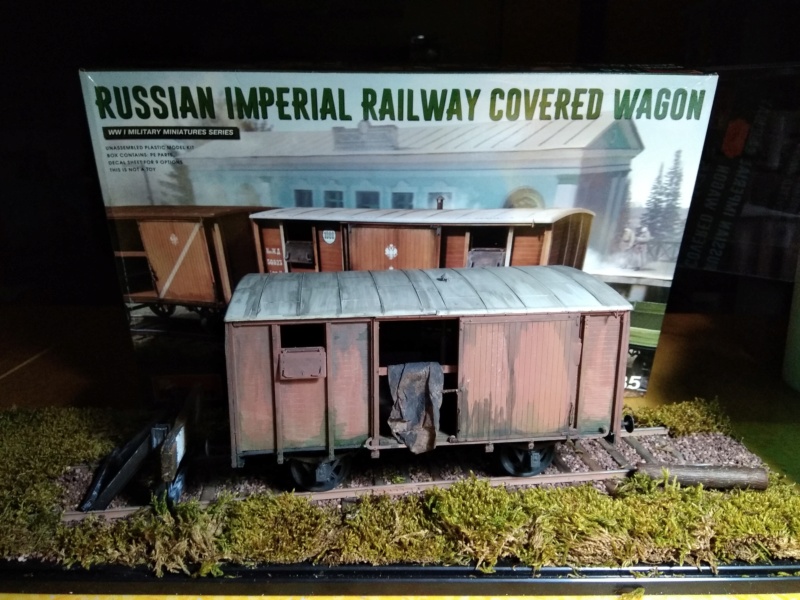 [MINIART] Wagon couvert  RUSSIAN IMPERIAL RAILWAY 1/35ème Réf 39002 - Page 4 Wagon350