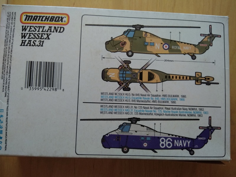 [MATCHBOX]  WESTLAND WESSEX HU5/HAS31 1/72ème Réf PK133  Wessex24