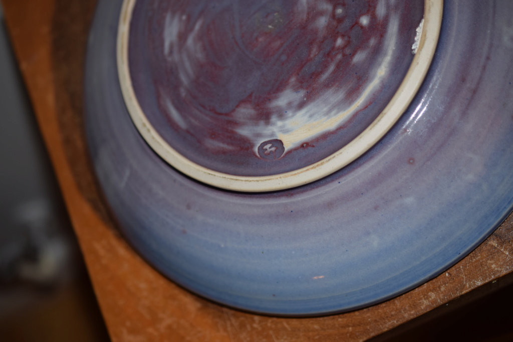 Raku pottery bowl - mark H Dsc_0034