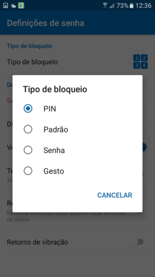Sugestões de bloqueadores para Android Screen24