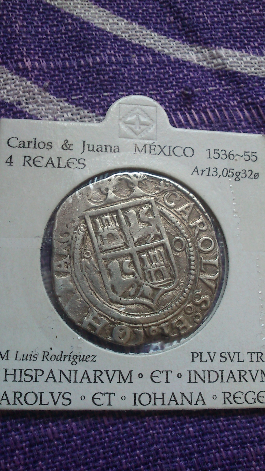 4 Reales Juana y Carlos, ceca México. Dsc_0014