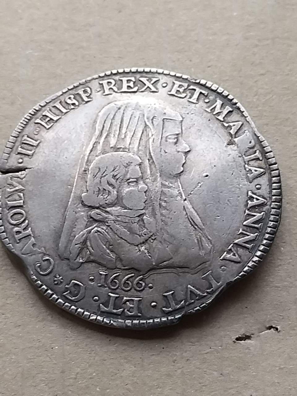 Un Filippo 1666 Milán. Carlos II Y Mariana de Austria (otro)  Fb_im103