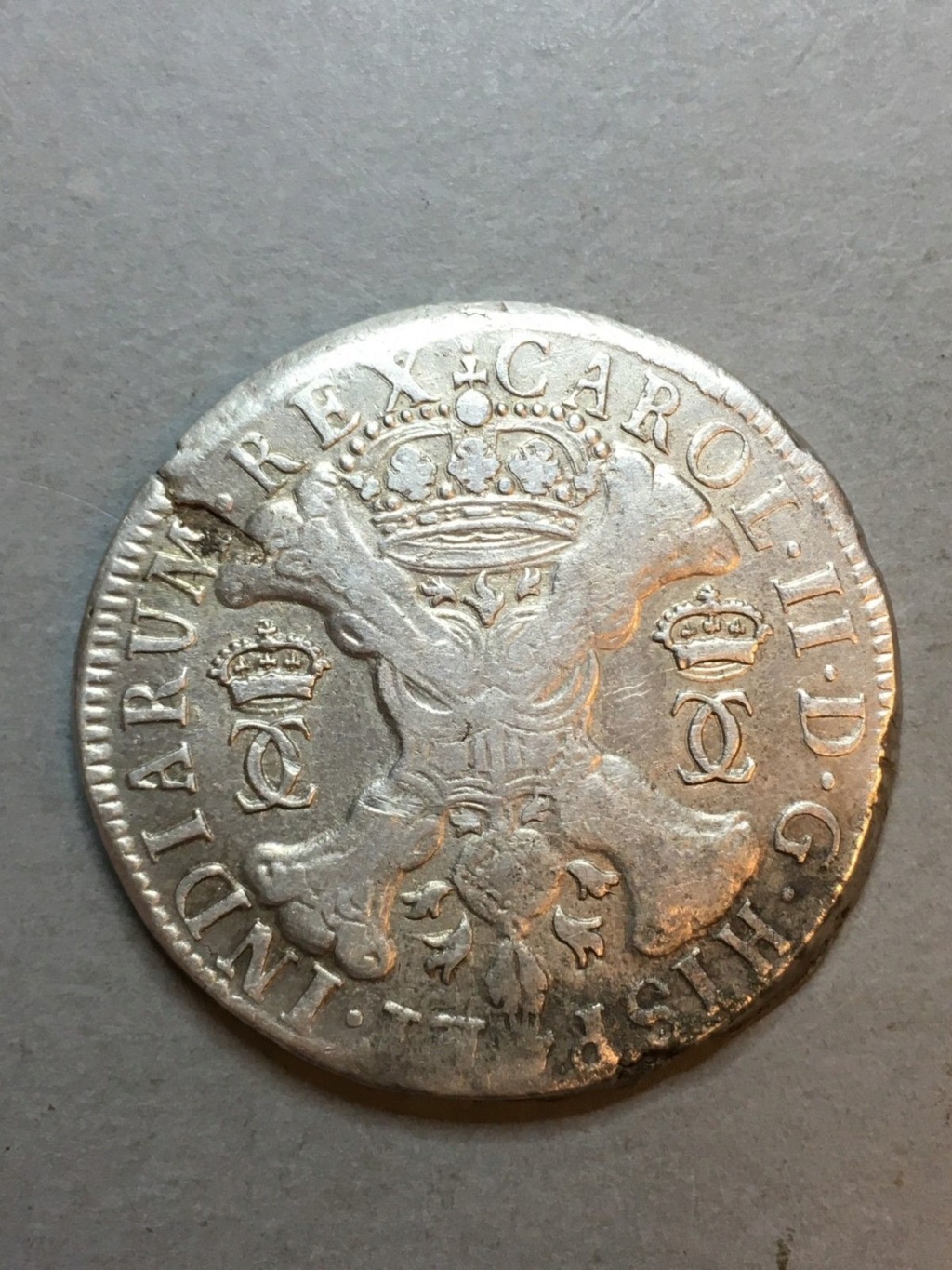  Patagón Carlos II 1695,ceca Amberes . S-l16023