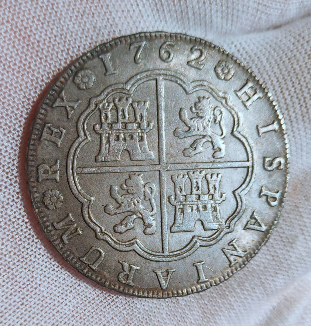 OTRO CLON DE 8 REALES CARLOS III 1762 MADRID S-l16048