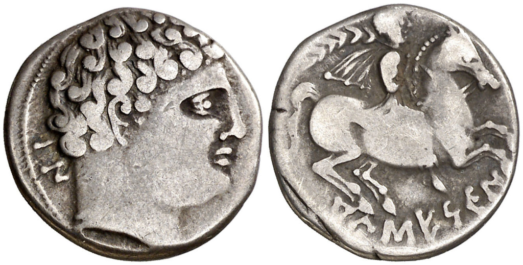 Morgantina, la primera moneda en la que aparece la alusión a Hispania - Página 2 Denari11