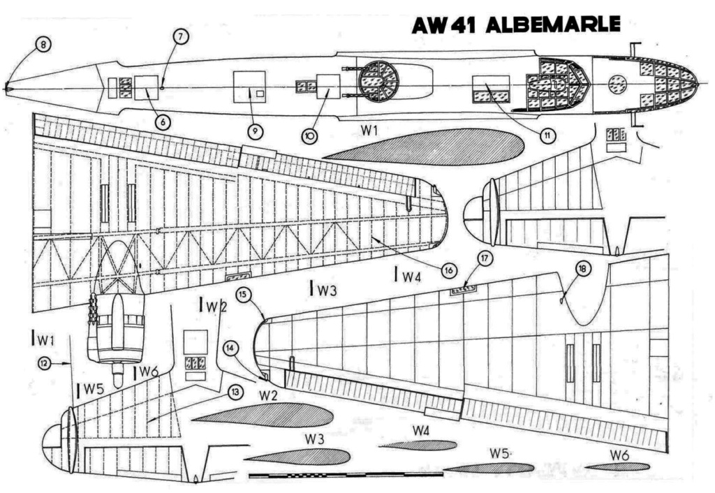 (MONTAGE PROJET AA) Armstrong Whitworth AW 41 ALBEMARLE 1/48 scratch en bois massif sculpté - Page 2 3611