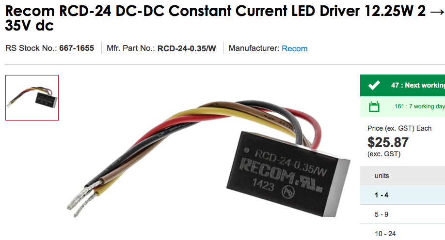 Système électrique 12V pour l'Alleweder A4 'Koala' Recom_11