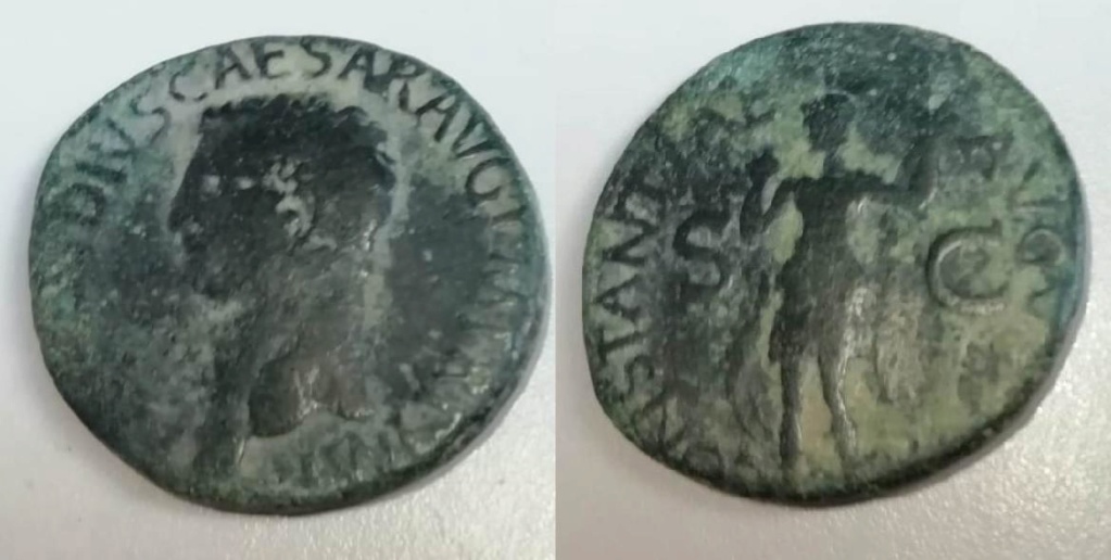 Claudio As, Constantiae Augusti, 41-50 dC. RIC 68 Consta11