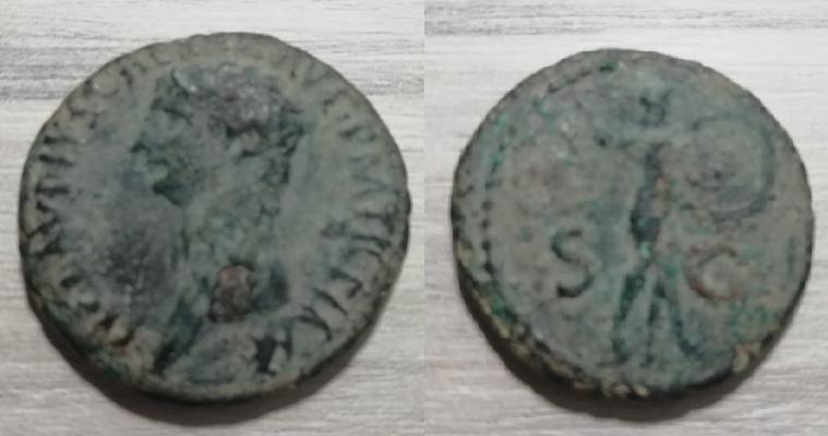 Otras 2 Minervas de Claudio acuñación hispana Minerv10