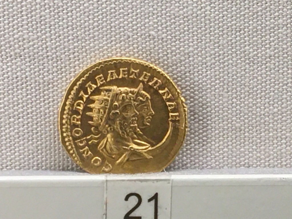 Sala numismatica Museo Nacional Romano en Palazzo Massimo (Alto Imperio), Roma Severo13