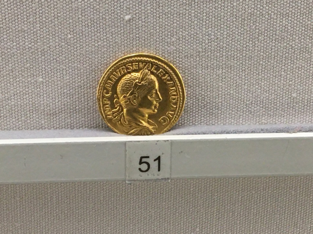 Sala numismatica Museo Nacional Romano en Palazzo Massimo (Alto Imperio), Roma Severo15