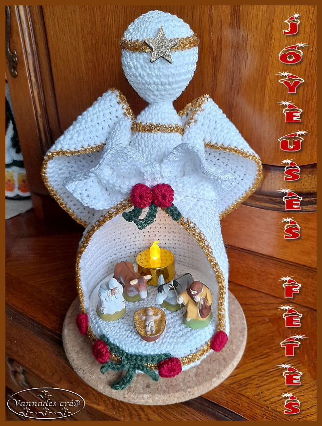 ANGE de Noël au crochet Joyeus16