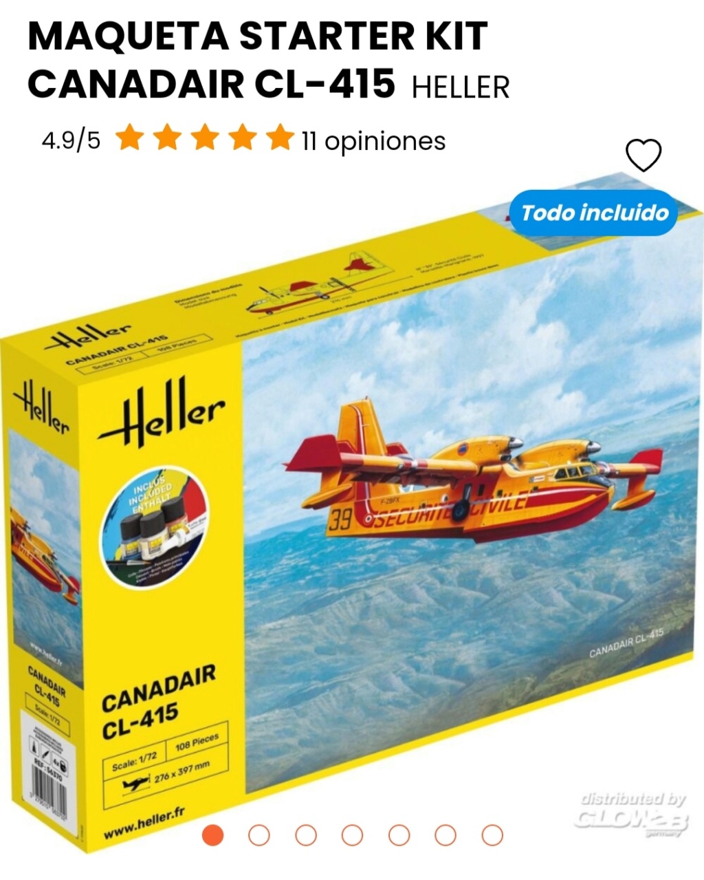 Canadair CL-415 Bombardier. 1/72 Heller Img_2377