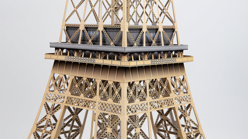 Eiffelturm 1:300  /  gebaut von Schnipsler - Seite 2 Vorher10