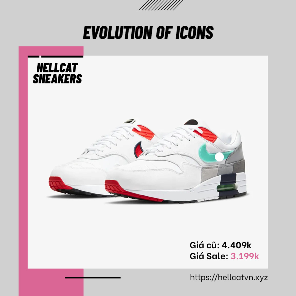 Sale Giày Nike Air Max 1 Evolution of Icons 1-210