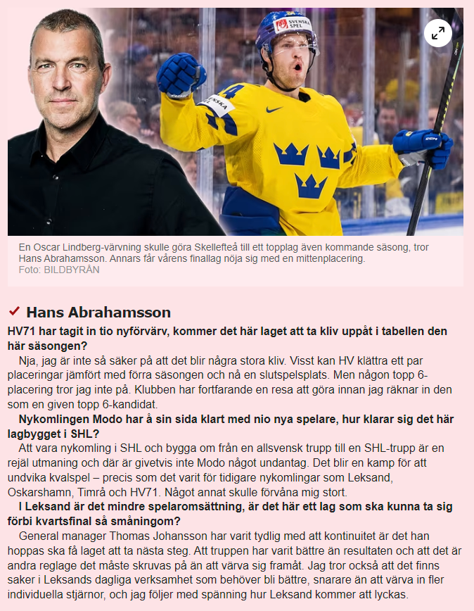 Luleå hockey i Media 2023/2024 Image311