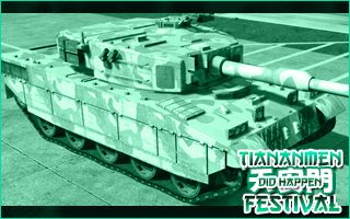 Tiananmen Did Happen Festival. Tank11