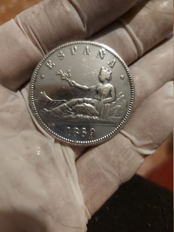 Monedas de 5 pesetas  1869/1870/1871/1885/1896/1897/1898 20240117