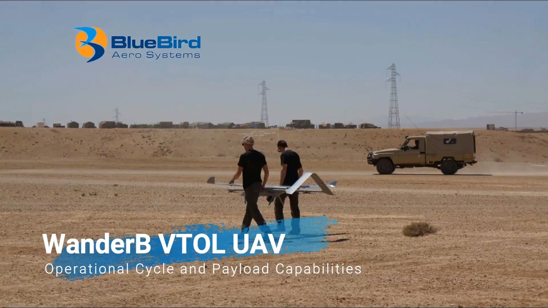 BlueBird Aero Systems - Wander-B VTOL UAS Clipb571