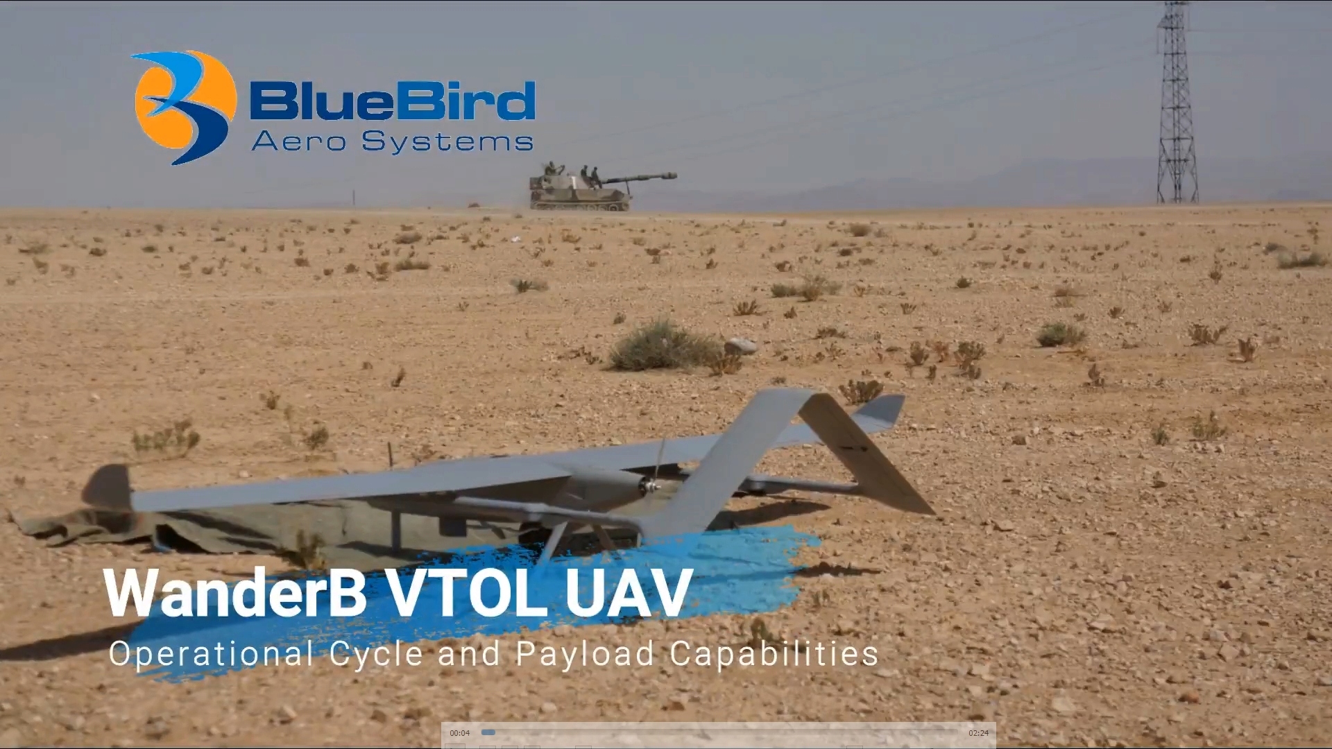 BlueBird Aero Systems - Wander-B VTOL UAS Clipb572