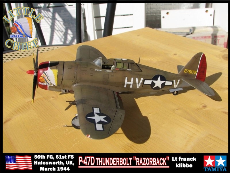 [Tamiya] Republic P-47D Thunderbolt (Razorback)  "little chief"  1/48 Photo_82