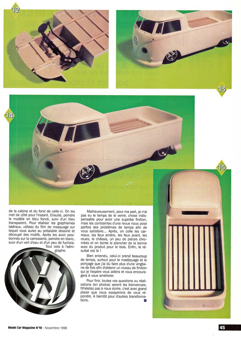 Article Model Car Magazine : combi/pickup (2) V_0810