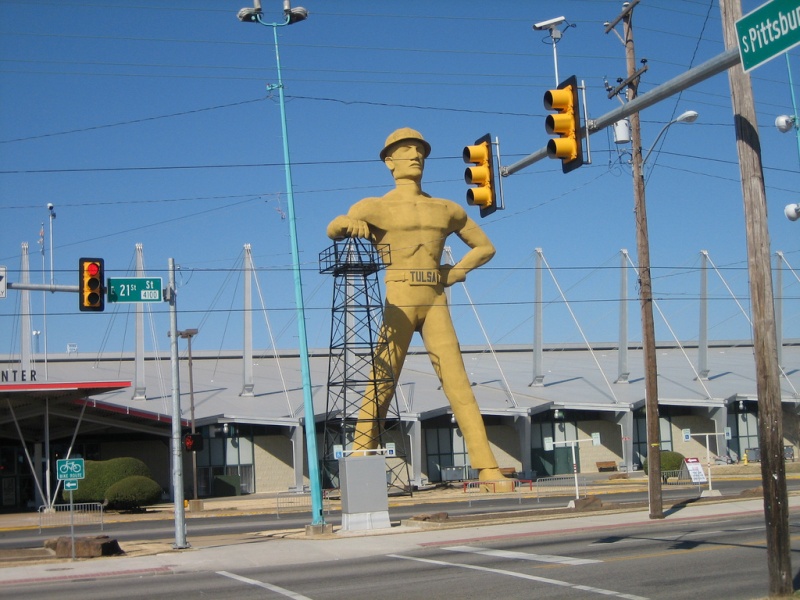 The "Golden Driller" (Tulsa, Oklahoma) - USA Tulsa10