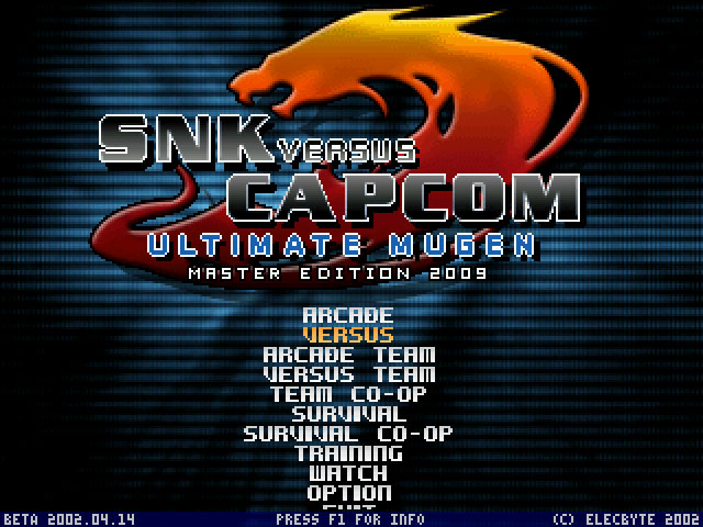 Snk vs Capcom Ultimate mugen 2007 Titre10