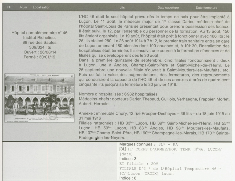 filiale de l'Hôpital temporaire 46 de Luçon H_t_lu10