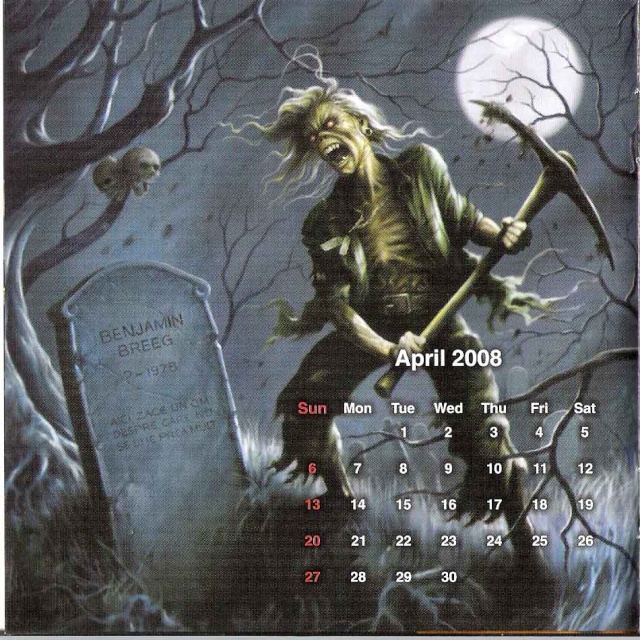 Calendario Iron Maiden 2008 - AMOLAD Mini LP 04-abr11