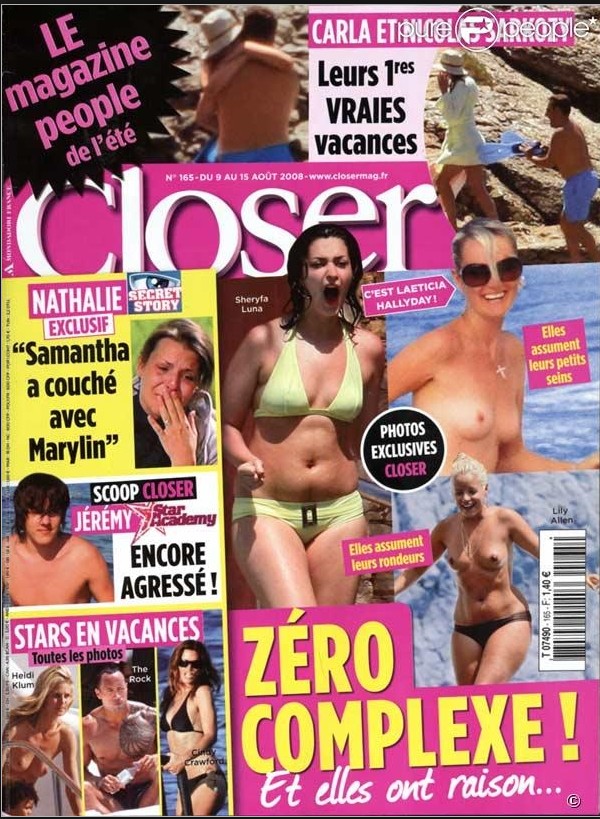 Laeticia en couverture du Closer 2310