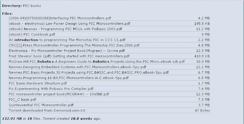 موسوعة كتب PIC Micro controller Filesp10