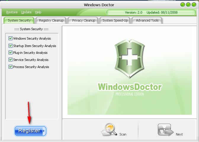 البرنامج الخطير في تصحيح اخطاء الويندوز وفي تسريع الجهاز وريجسيتي_WindowsDoctor.Professional.Edition Untitl26