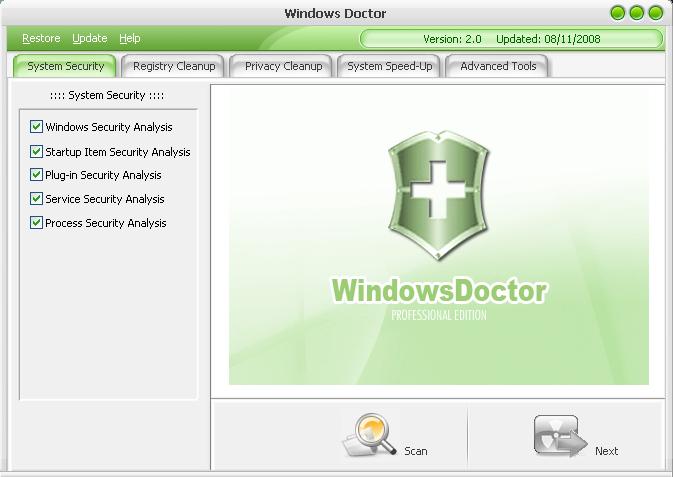 البرنامج الخطير في تصحيح اخطاء الويندوز وفي تسريع الجهاز وريجسيتي_WindowsDoctor.Professional.Edition Untitl28