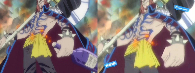 la censura exesiva en one piece