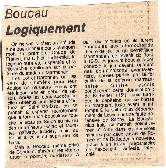 1984.... un 3ème Challenge de l'Espérance Marman11