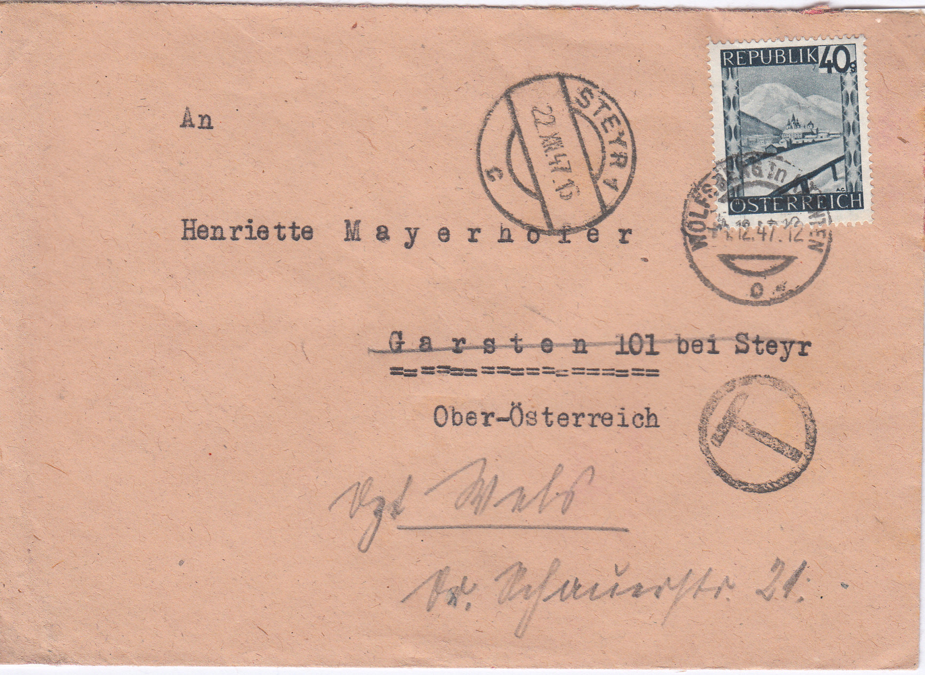 Österreich - Österreich 2. Währungsreform 10.12.1947 - Belege Img141