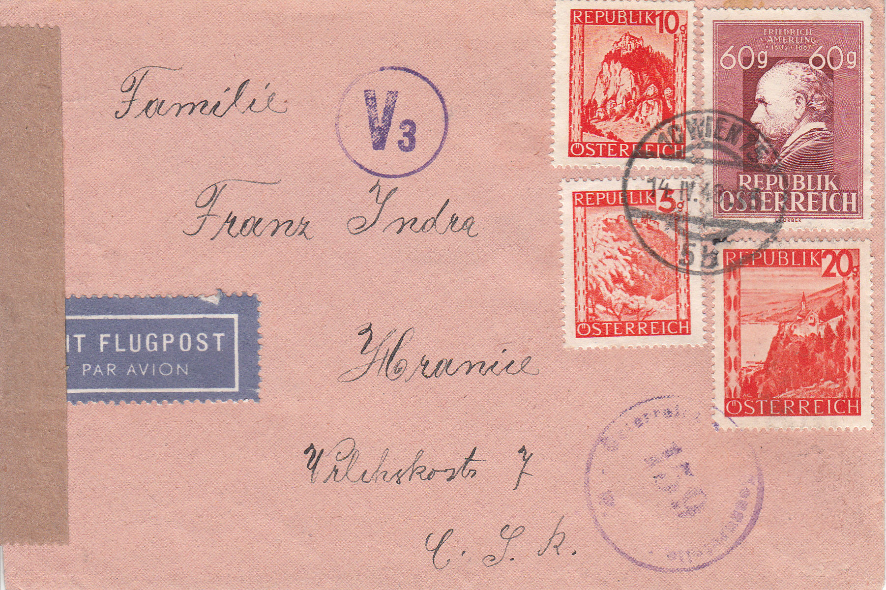 österreich - Zensurnebenstempel Österreich nach 1945 Img175