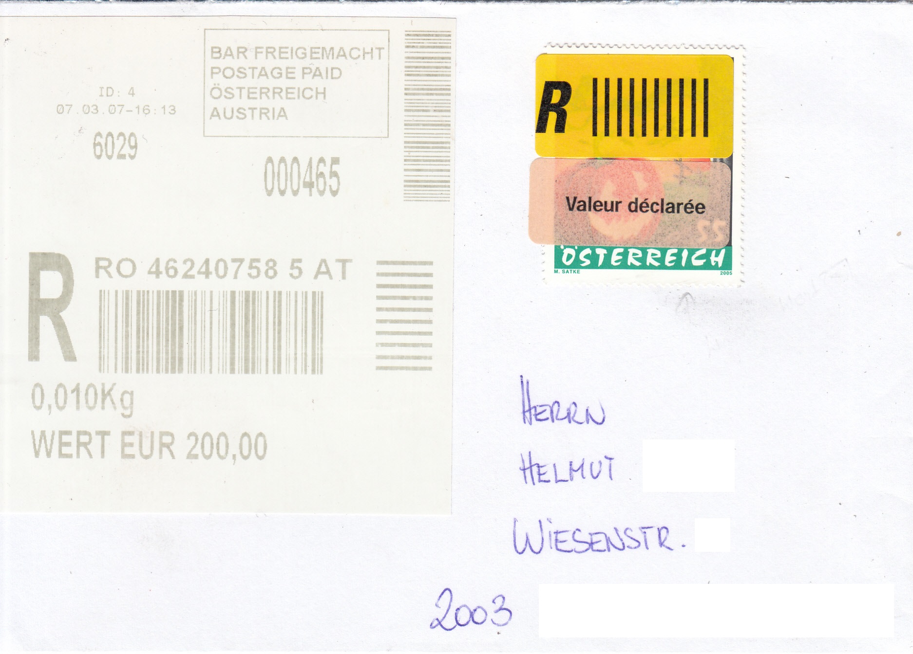 Wertbriefe - Geldbriefe Österreich - Seite 2 Img201