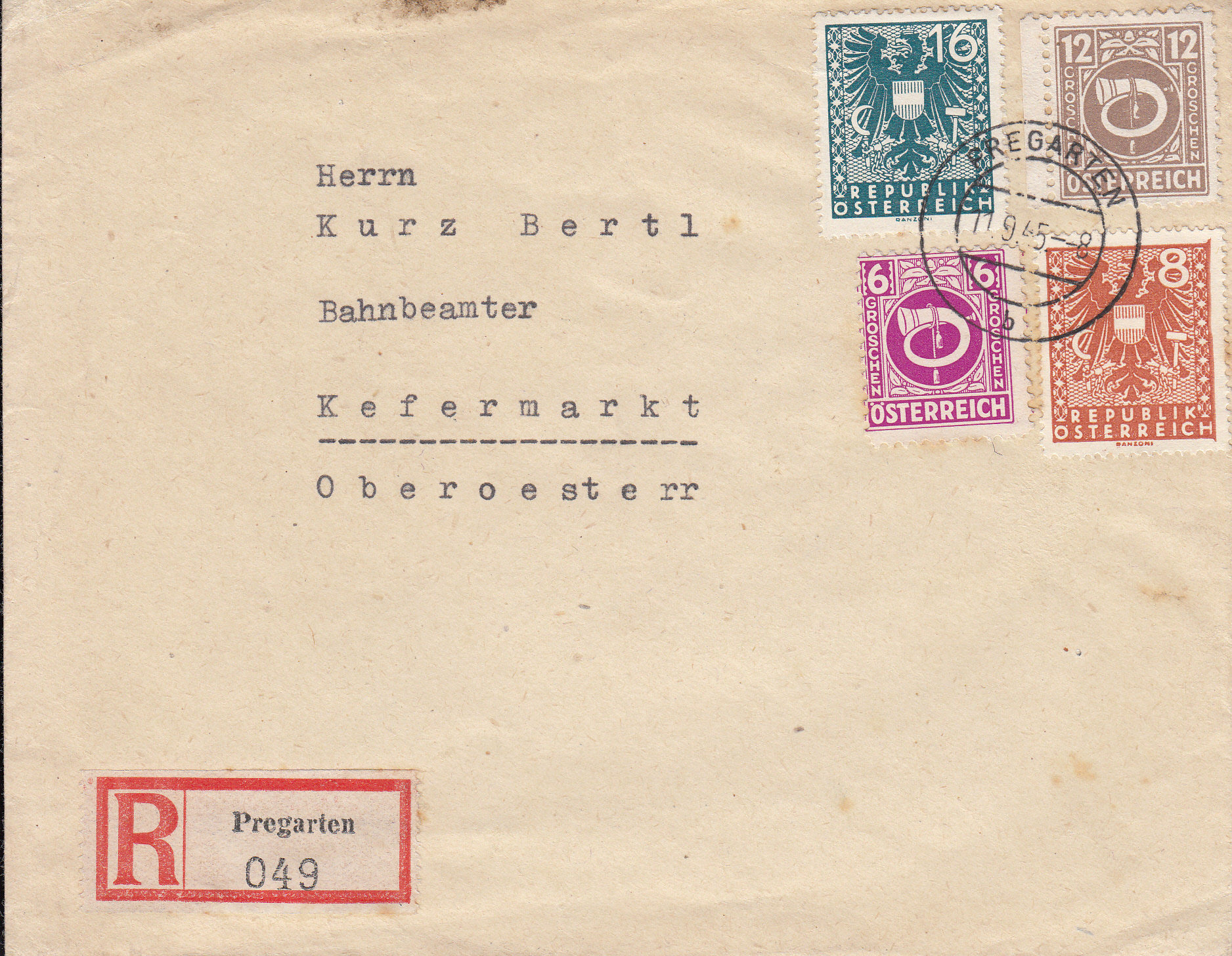 Posthornzeichnung - ANK 697-713 - Belege - Seite 4 Img236